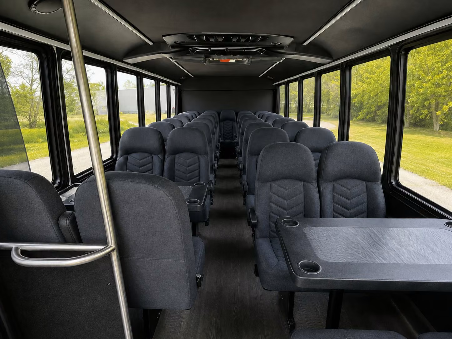 20 passenger minibus interior