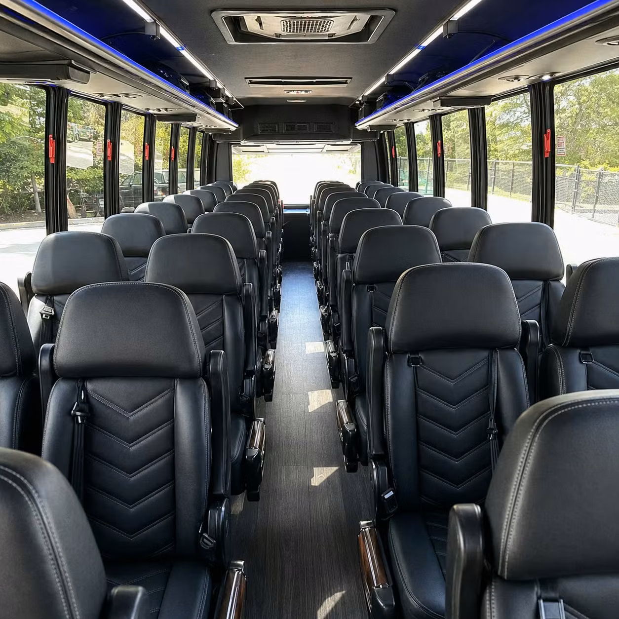 30 passenger minibus inside