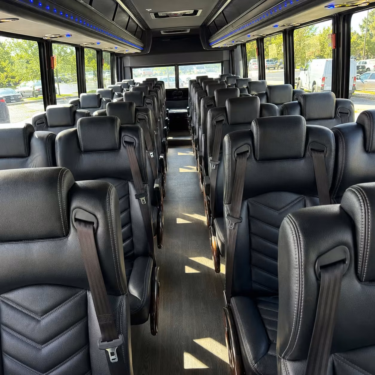 35 passenger minibus inside
