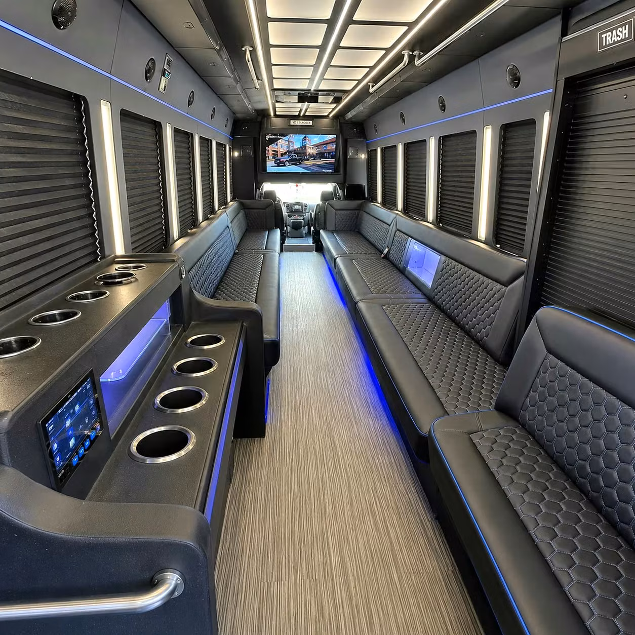 party bus interior