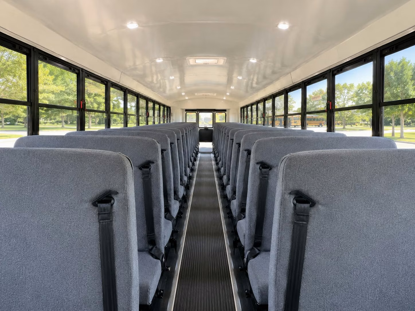 school bus interior