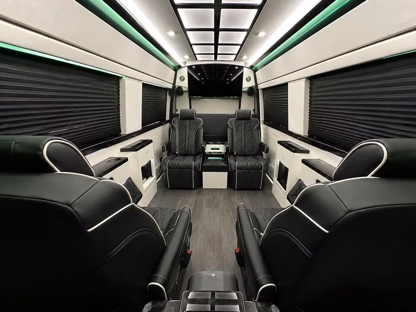 sprinter van with driver interior